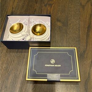 Jonathan Adler cobra snake python Eden salt & pepper cellars nwt  saks fifth ave